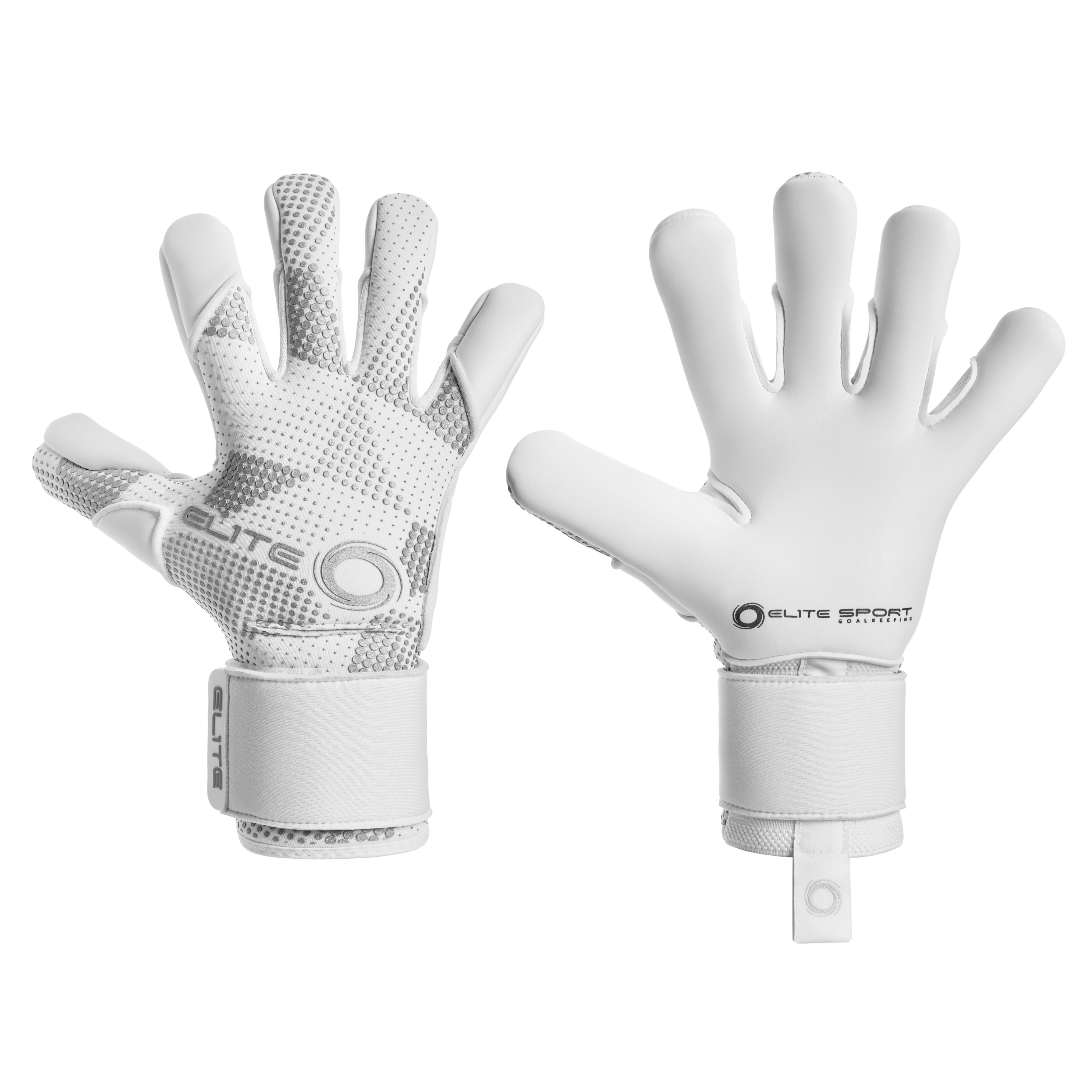 Elite Sport Nobre White Goalkeeper Gloves-Soccer Command