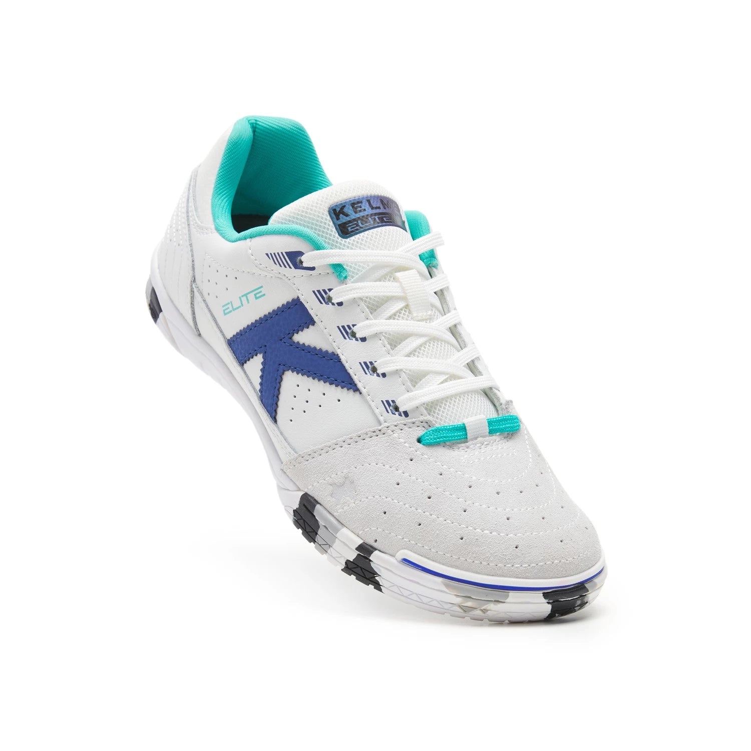 Zapatillas de fútbol sala Kelme Elite (blanco/azul real)