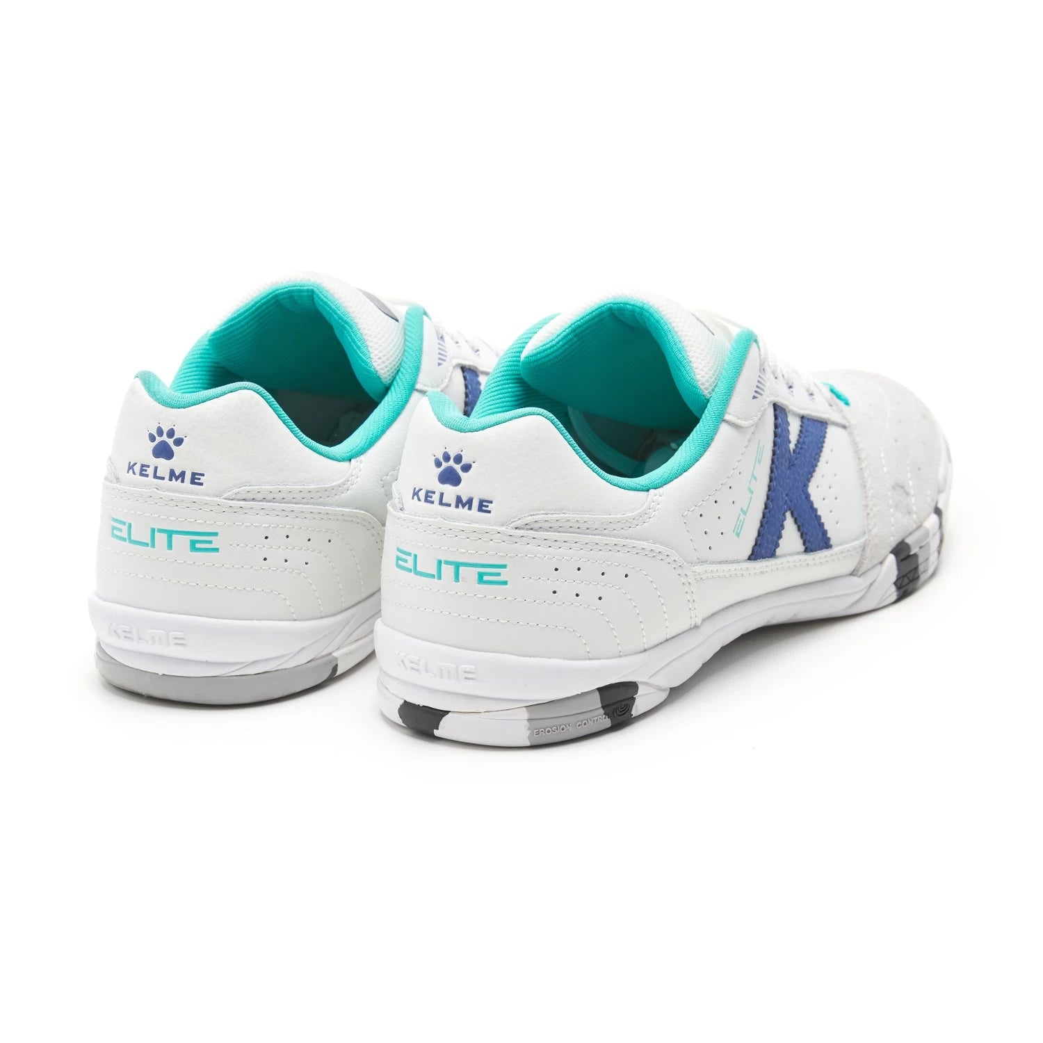 Zapatillas de fútbol sala Kelme Elite (blanco/azul real)