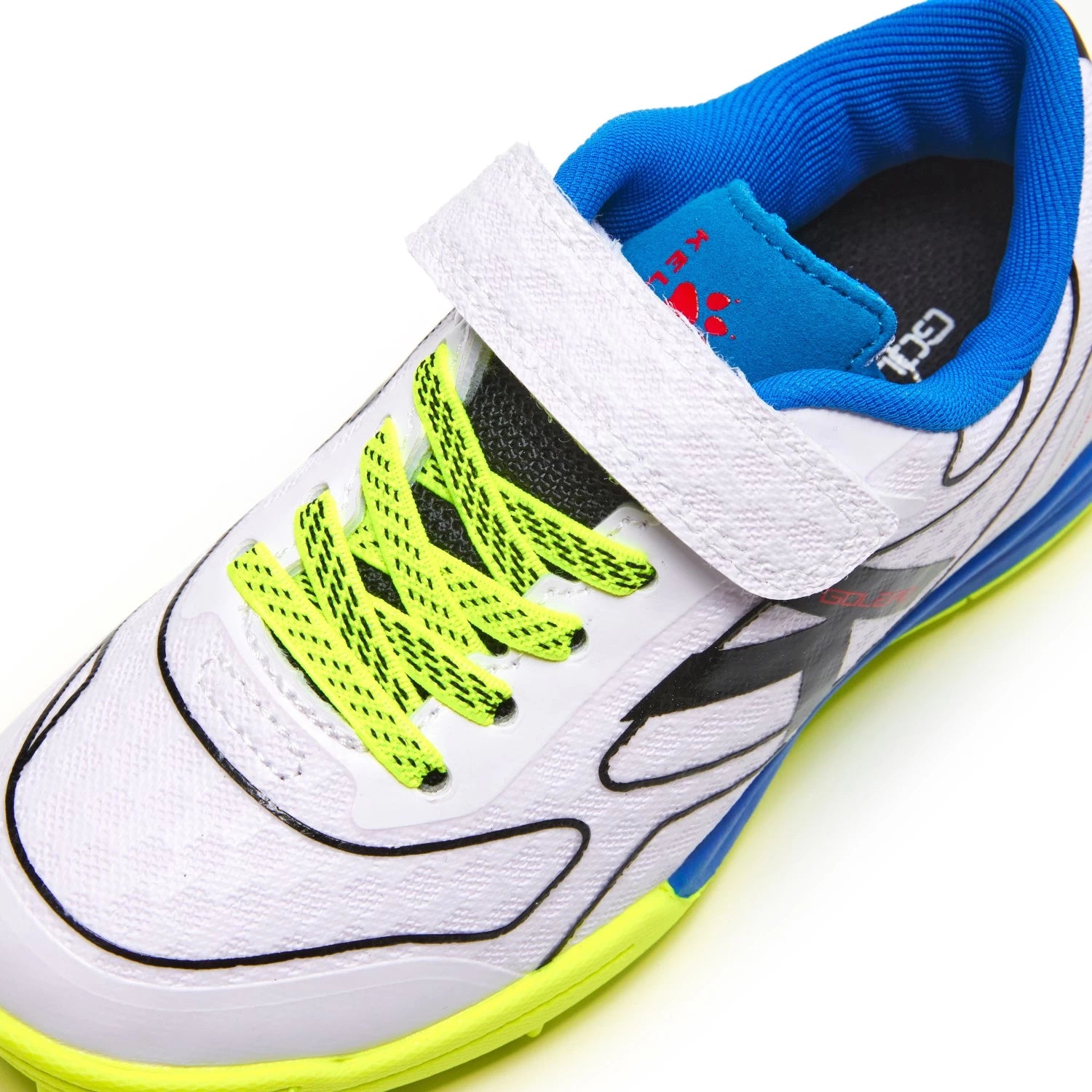 Zapatillas Kelme Goliero Turf Elastic (blanco/azul)