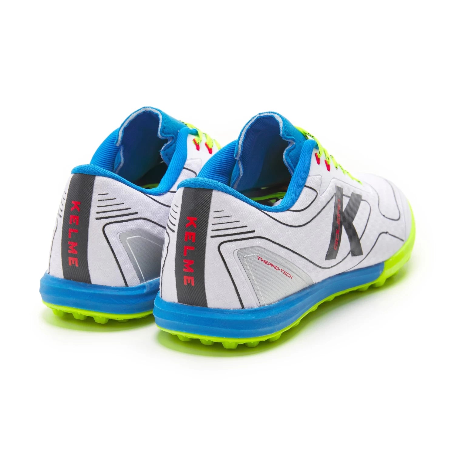 Zapatillas de césped Kelme Goliero (blanco/azul)