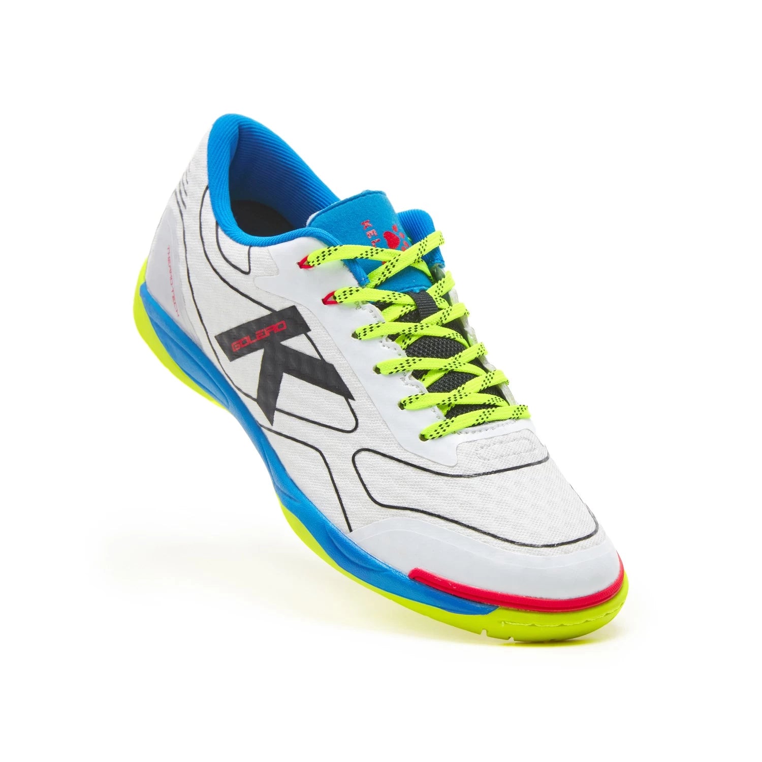 Zapatillas de fútbol sala Kelme Goliero (blanco/azul)