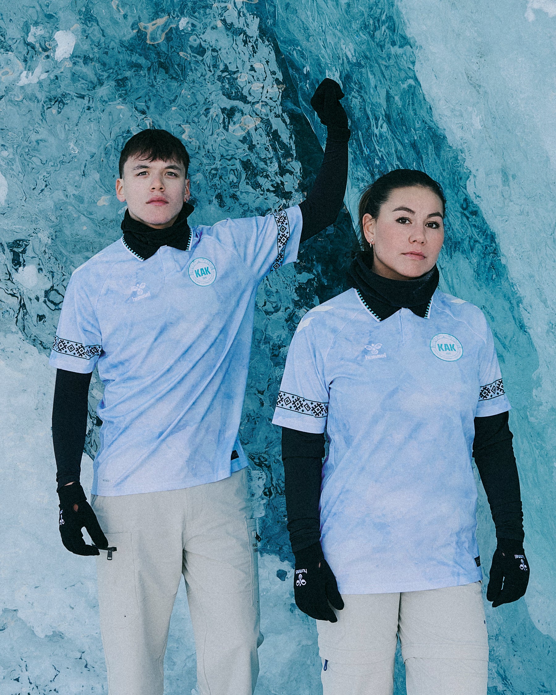 Camiseta de fútbol visitante de Groenlandia Hummel 2025