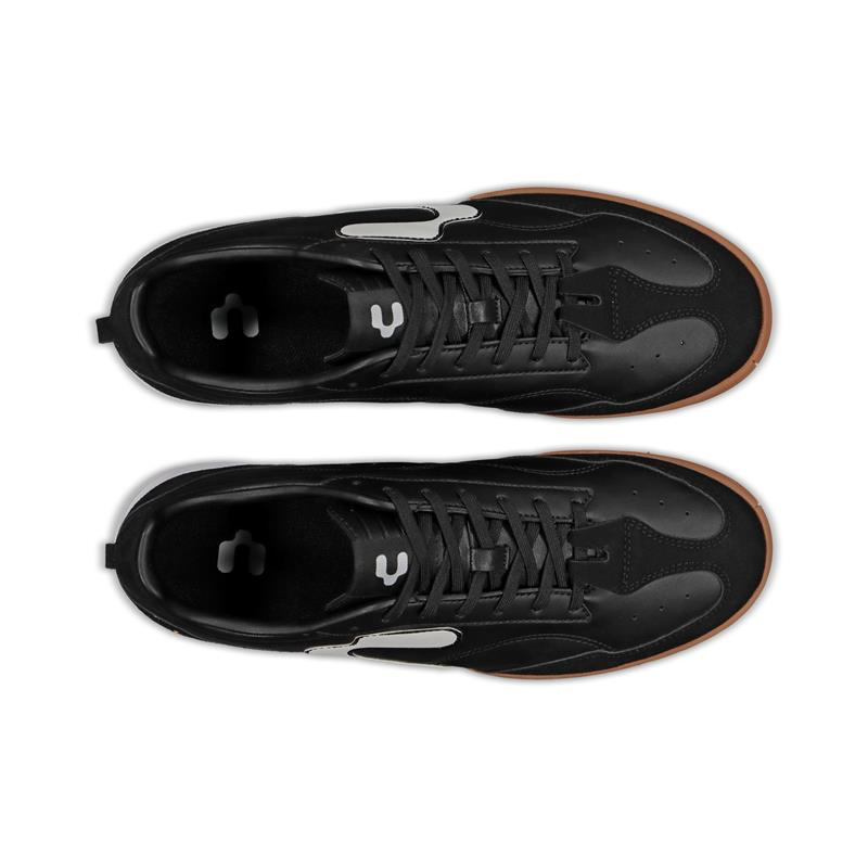 Zapatillas Charly Campista PU para fútbol sala/interior (negro/blanco)