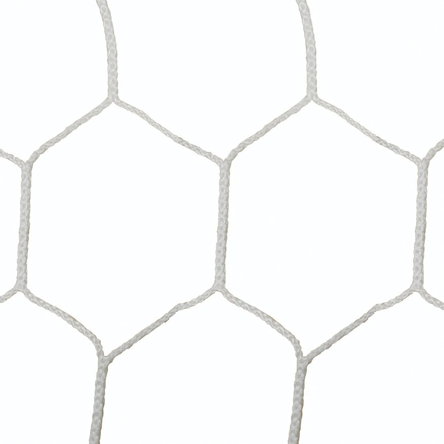 Redes de repuesto hexagonales para porterías de fútbol Jaypro de 8' x 24' y 5 mm (par)