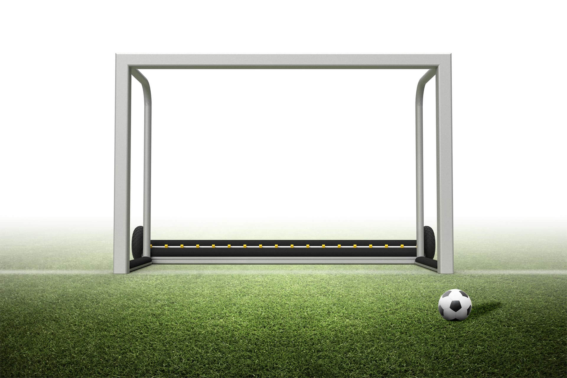 Helogoal 3.9' x 5.9' Safety Soccer Goal with PlayersProtect®-Soccer Command