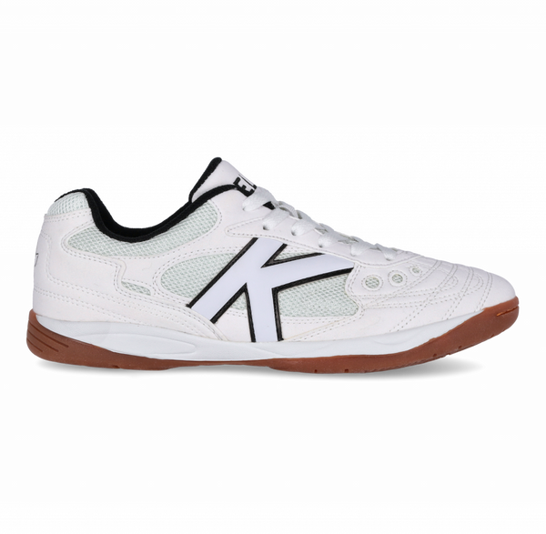 Kelme Indoor Copa Futsal Shoes - White/Black-Soccer Command