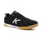Kelme Precision Futsal Shoes - Black/White-Soccer Command