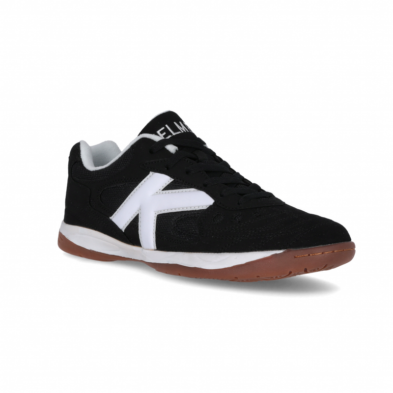 Kelme Indoor Copa Futsal Shoes - Black/White-Soccer Command