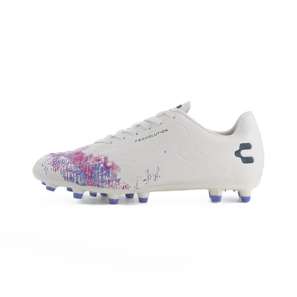 Charly Neovolution PFX Soccer Cleats - White/Pink-Soccer Command