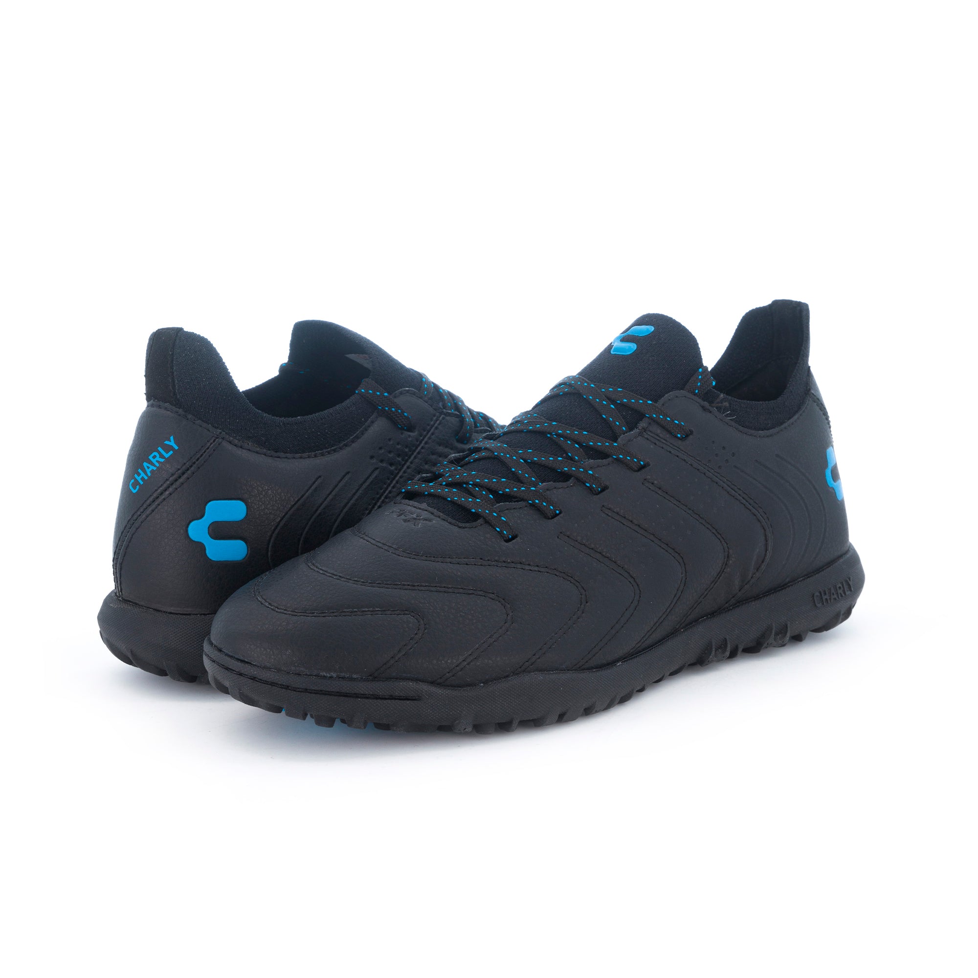 Charly Encore RL TF Shoes - Black-Soccer Command