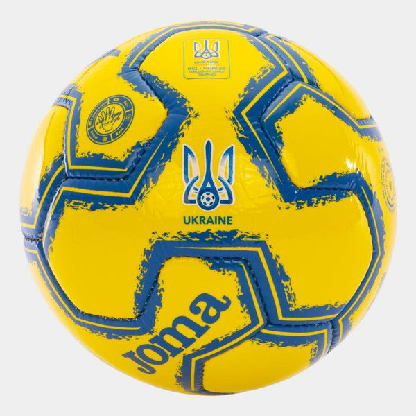 Joma Official Football Federation of Ukraine Soccer Ball (yellow)-Soccer Command