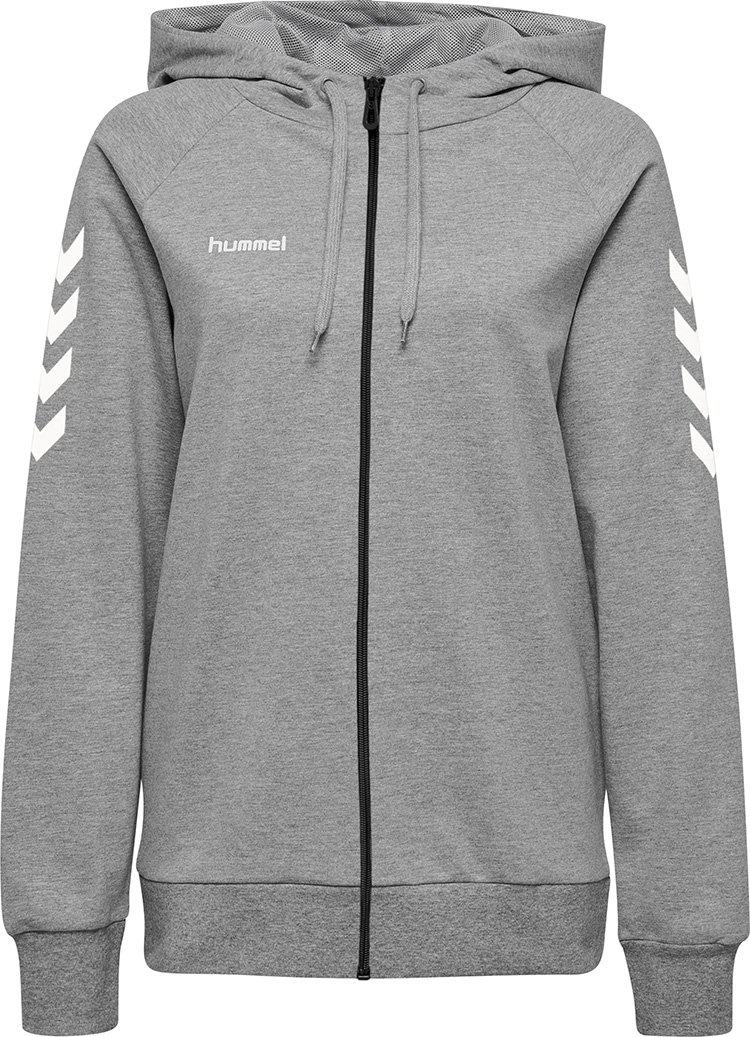 hummel Go Cotton Zip Hoodie (adult)-Soccer Command