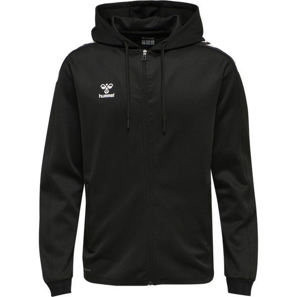 hummel Core XK Poly Zip Hood Sweat-Soccer Command