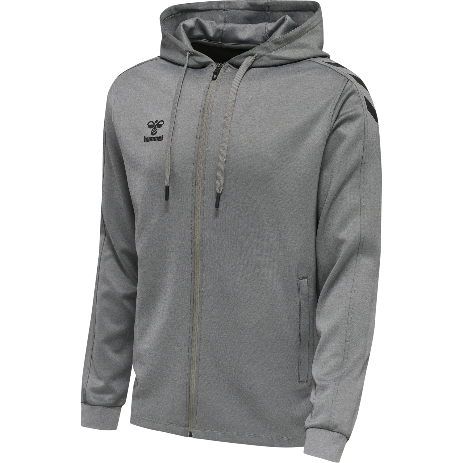 hummel Core XK Poly Zip Hood Sweat-Soccer Command