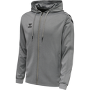 hummel Core XK Poly Zip Hood Sweat-Soccer Command