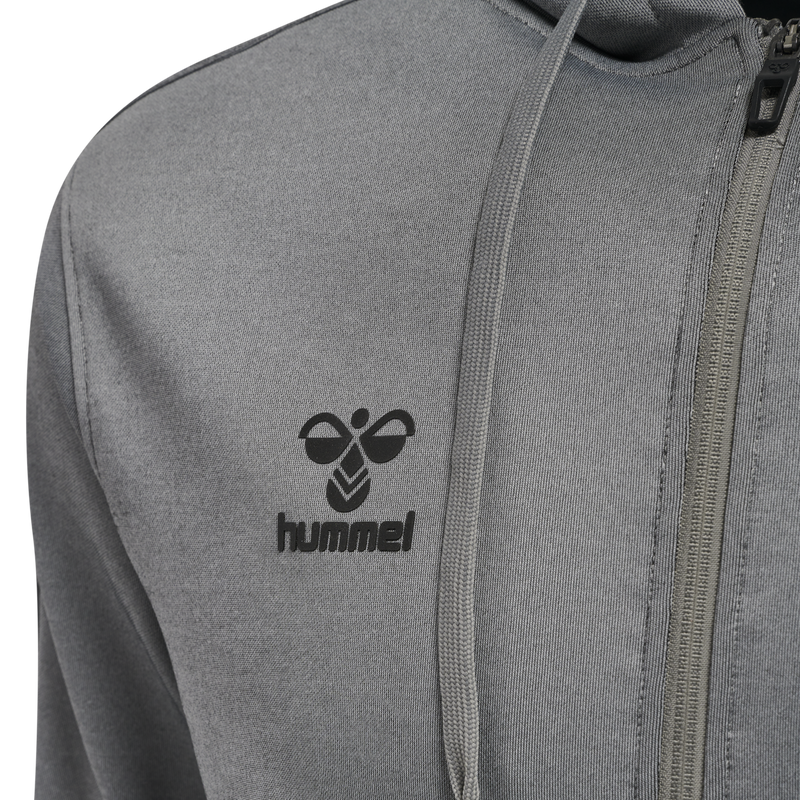 hummel Core XK Poly Zip Hood Sweat-Soccer Command