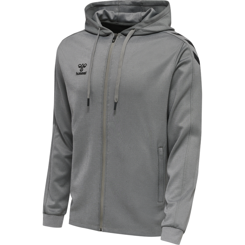 hummel Core XK Poly Zip Hood Sweat-Soccer Command