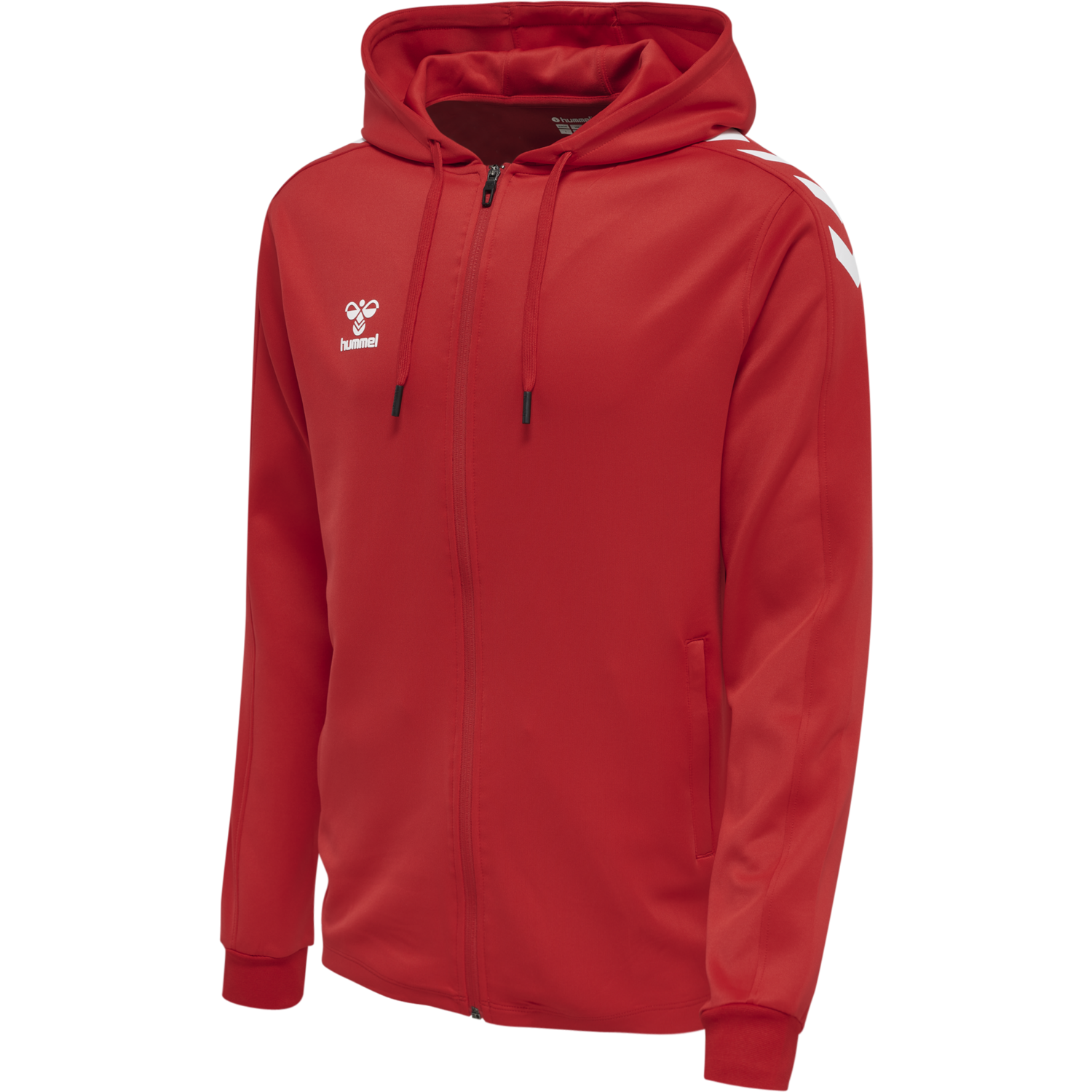 hummel Core XK Poly Zip Hood Sweat-Soccer Command
