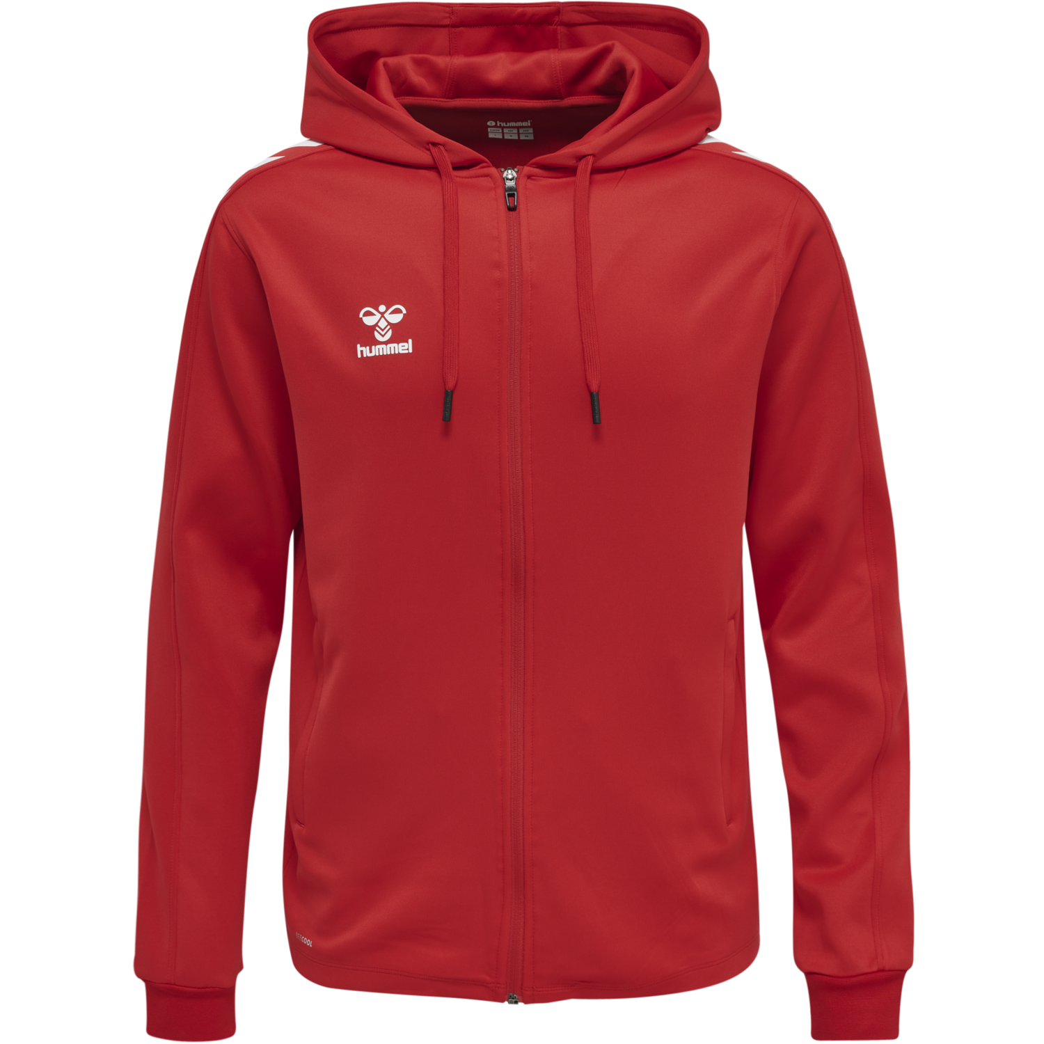 hummel Core XK Poly Zip Hood Sweat-Soccer Command