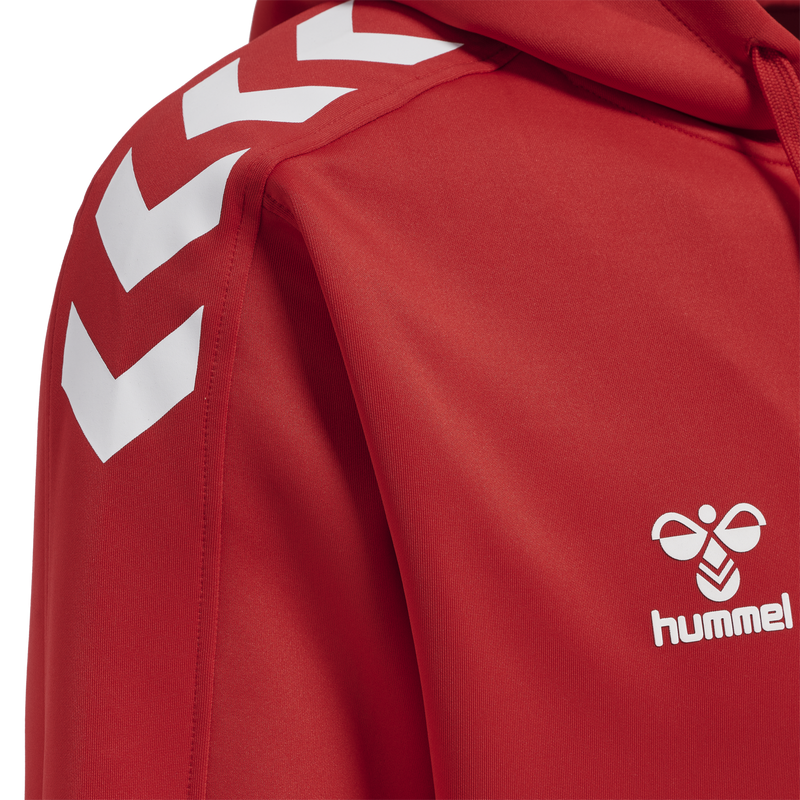 hummel Core XK Poly Zip Hood Sweat-Soccer Command