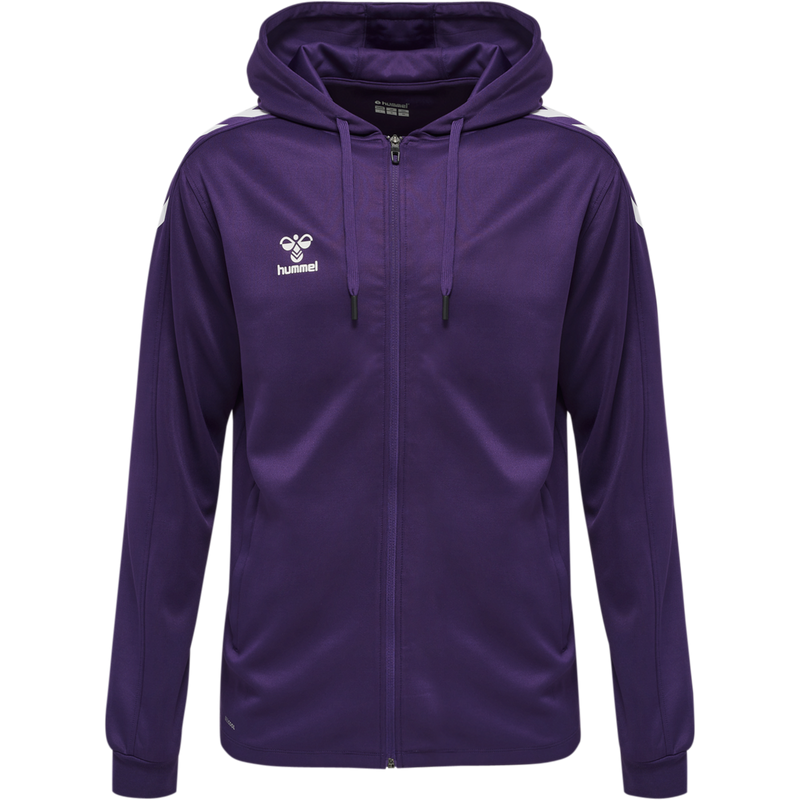 hummel Core XK Poly Zip Hood Sweat-Soccer Command