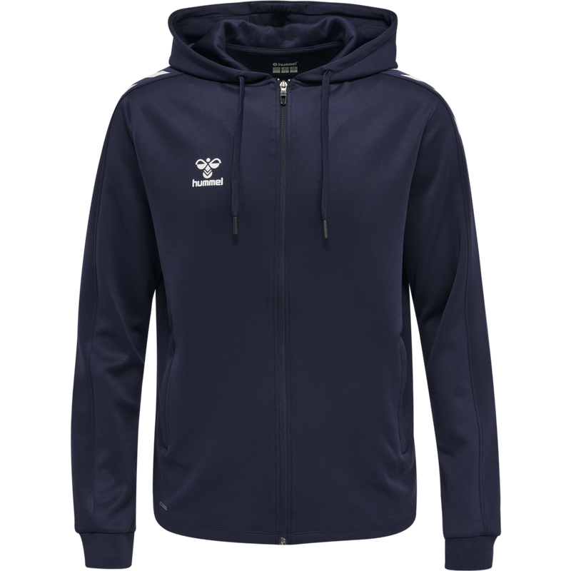 hummel Core XK Poly Zip Hood Sweat-Soccer Command