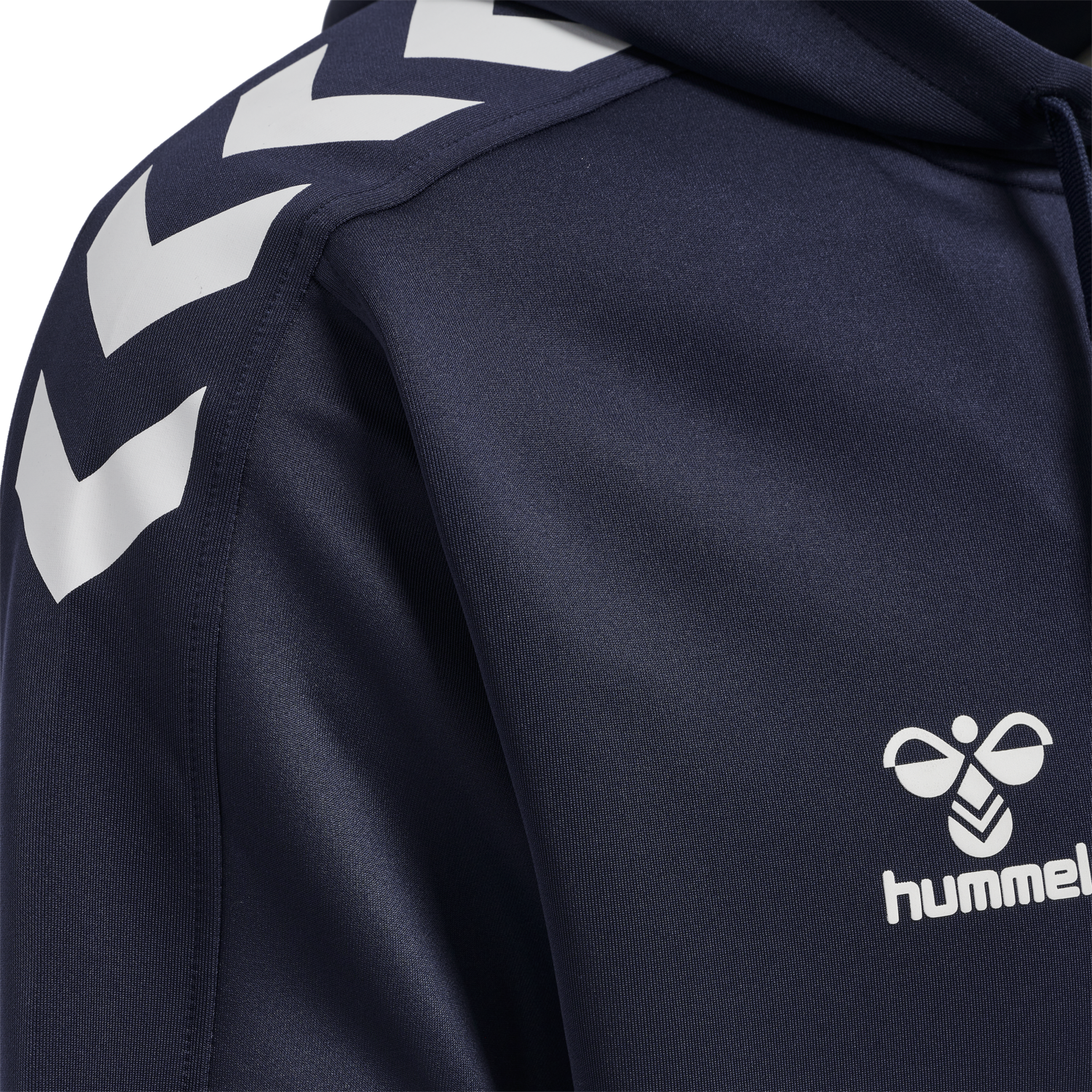 hummel Core XK Poly Zip Hood Sweat-Soccer Command