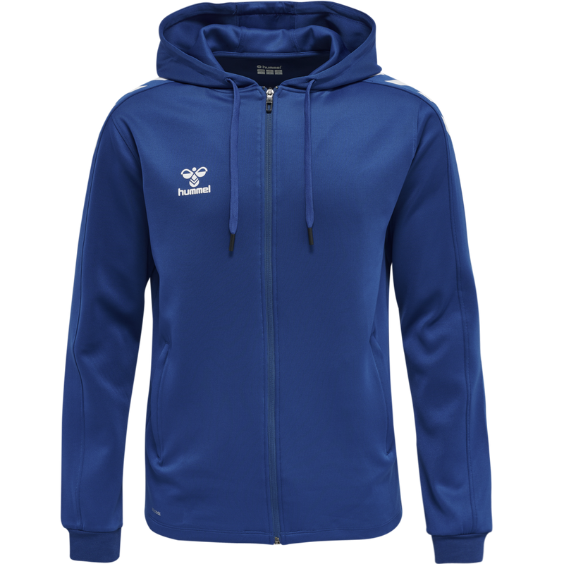 hummel Core XK Poly Zip Hood Sweat-Soccer Command