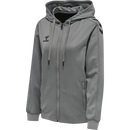 hummel Core XK Poly Zip Hood Sweat (women's)-Soccer Command