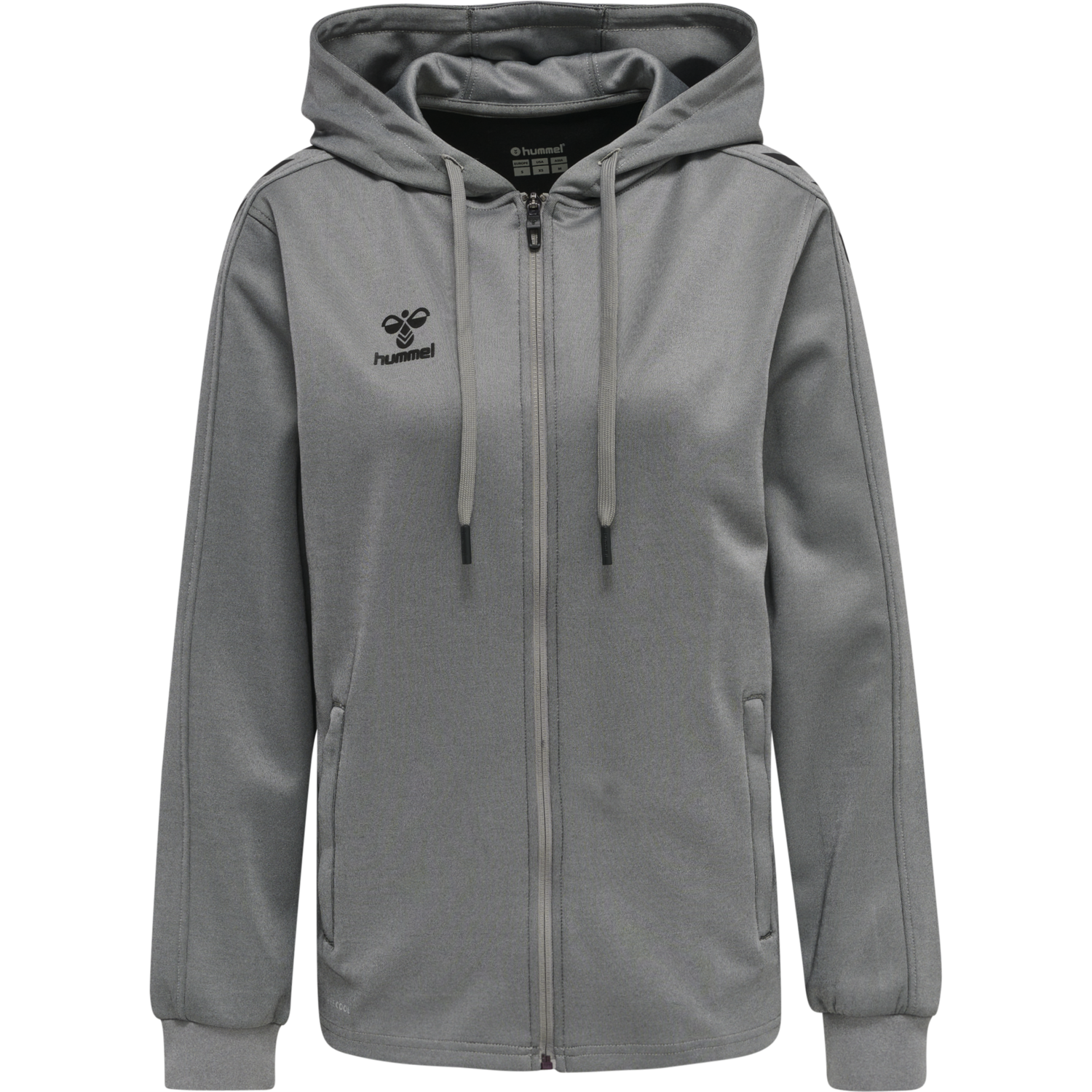 hummel Core XK Poly Zip Hood Sweat (women's)-Soccer Command