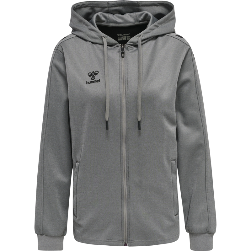 hummel Core XK Poly Zip Hood Sweat (women's)-Soccer Command