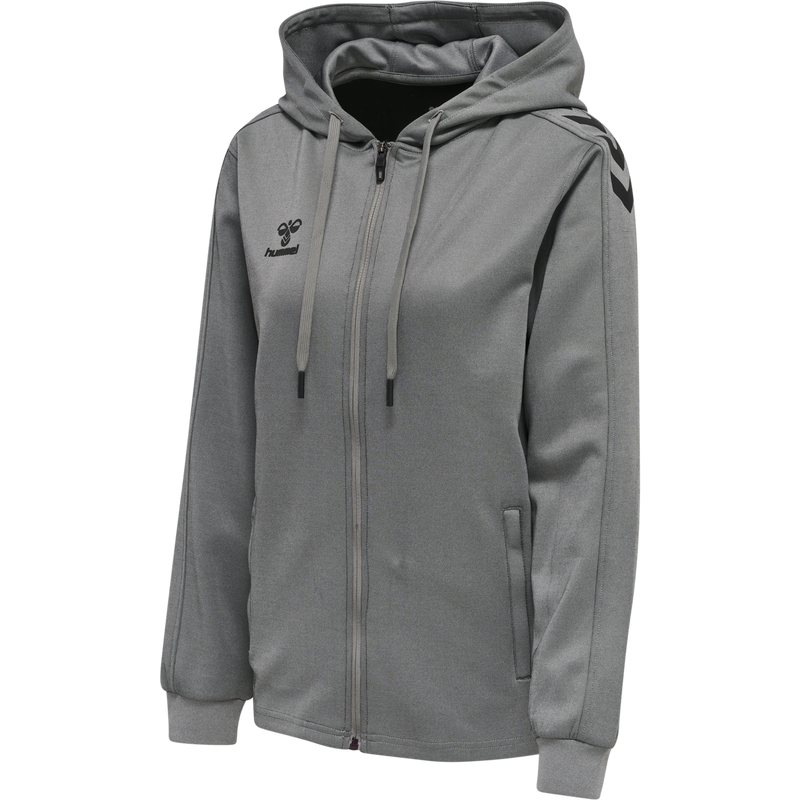 hummel Core XK Poly Zip Hood Sweat (women's)-Soccer Command