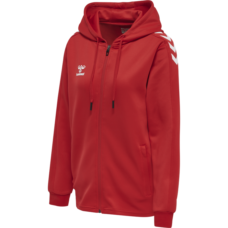 hummel Core XK Poly Zip Hood Sweat (women's)-Soccer Command