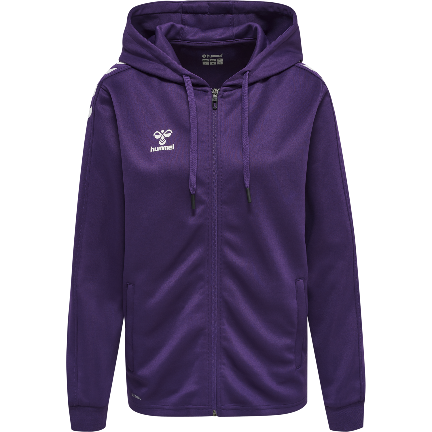 hummel Core XK Poly Zip Hood Sweat (women's)-Soccer Command