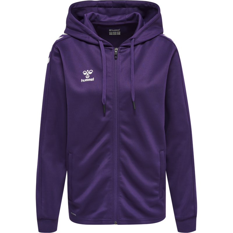 hummel Core XK Poly Zip Hood Sweat (women's)-Soccer Command