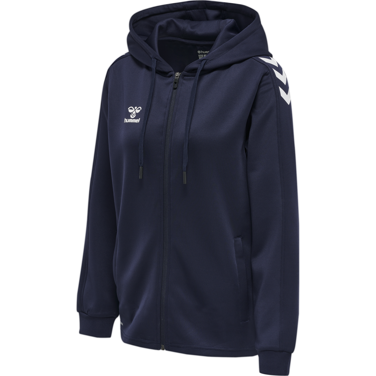 hummel Core XK Poly Zip Hood Sweat (women's)-Soccer Command