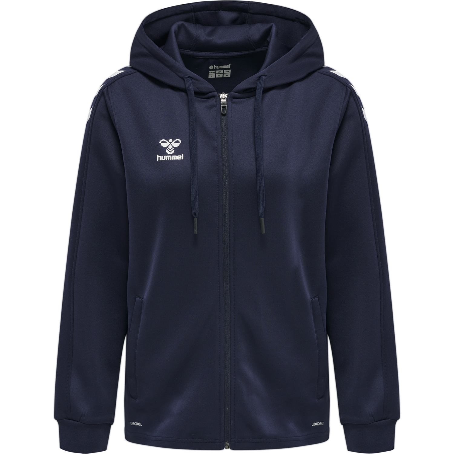 hummel Core XK Poly Zip Hood Sweat (women's)-Soccer Command