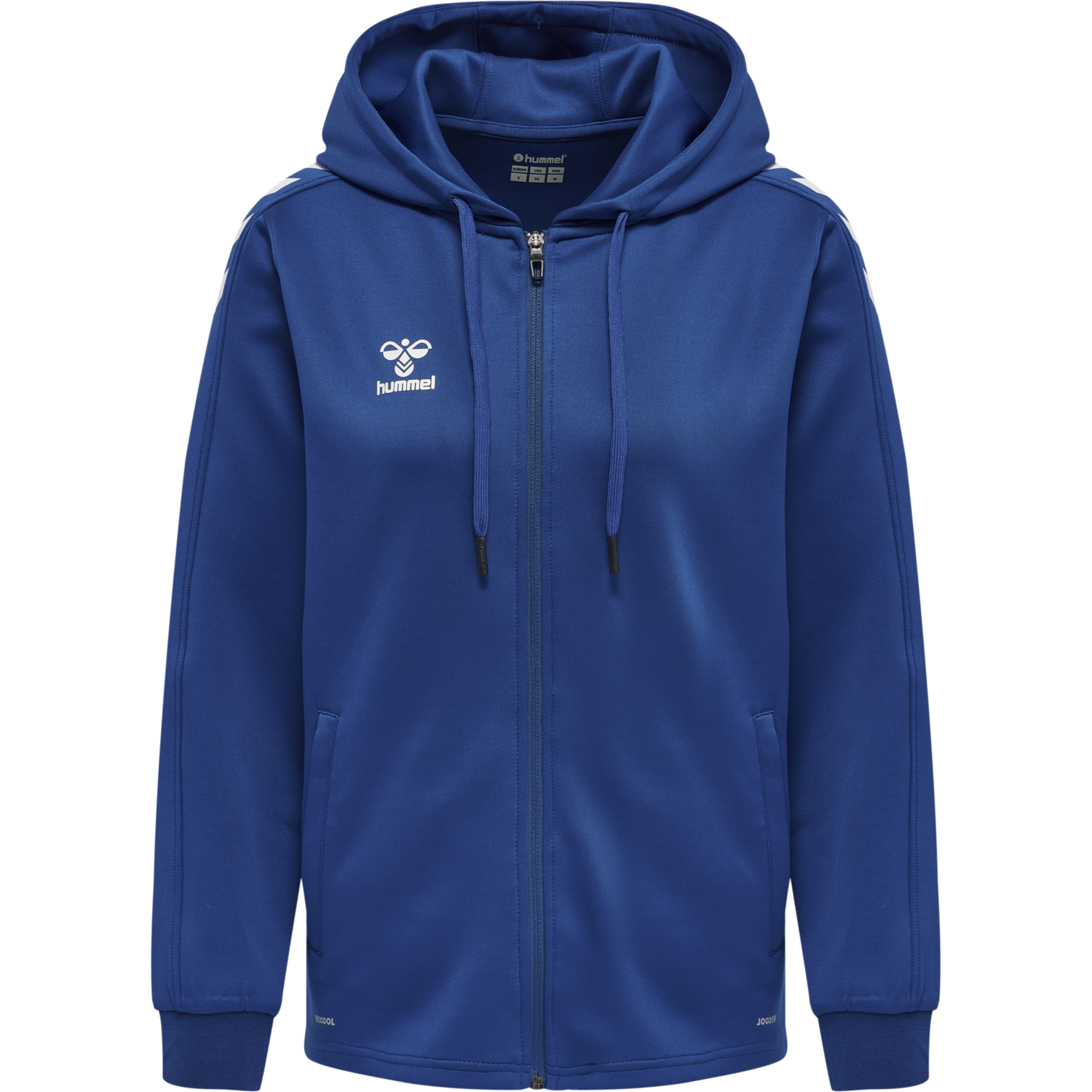 hummel Core XK Poly Zip Hood Sweat (women's)-Soccer Command