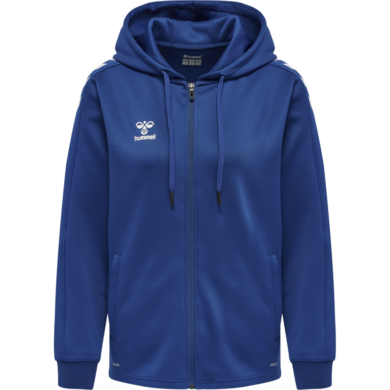 hummel Core XK Poly Zip Hood Sweat (women's)-Soccer Command