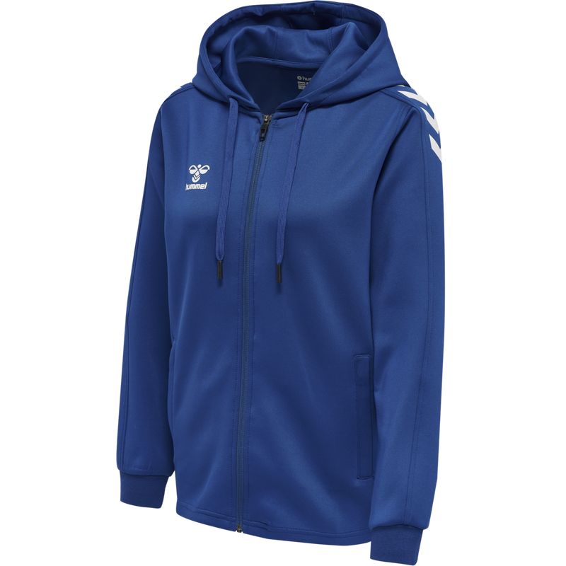 hummel Core XK Poly Zip Hood Sweat (women's)-Soccer Command