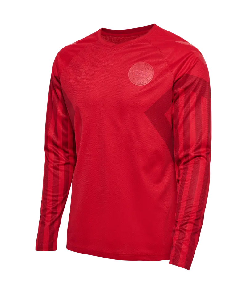 2022 hummel Denmark World Cup Replica Home L/S Jersey (adult)-Soccer Command