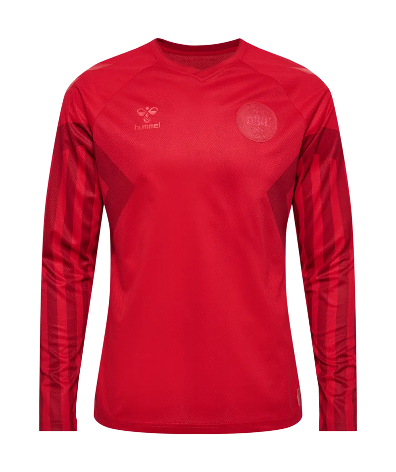 2022 hummel Denmark World Cup Replica Home L/S Jersey (adult)-Soccer Command