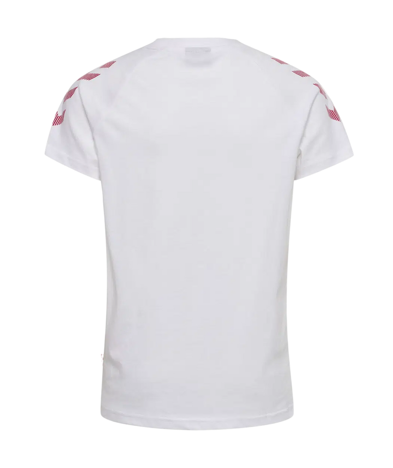 2022 hummel Denmark DBU Fan Tee (white)-Soccer Command