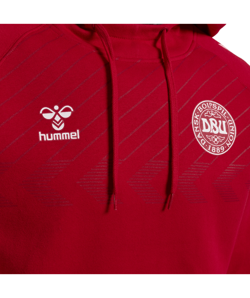 2022 hummel Denmark DBU Fan Hoodie-Soccer Command