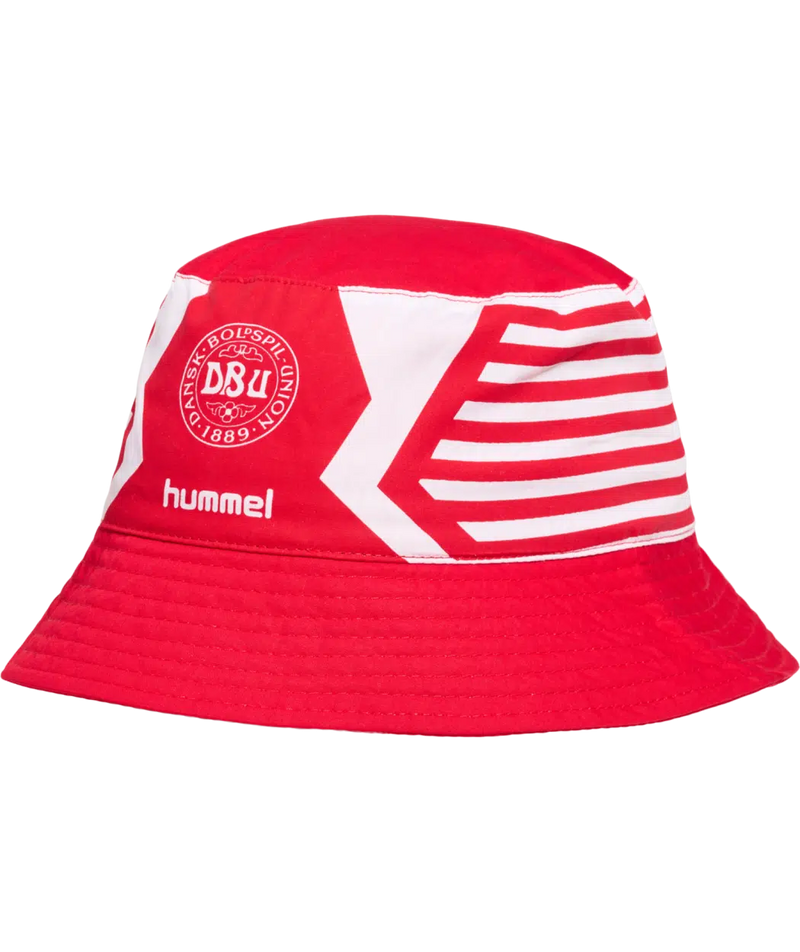 2022 hummel Denmark World Cup DBU Fan 92 Bucket Hat-Soccer Command