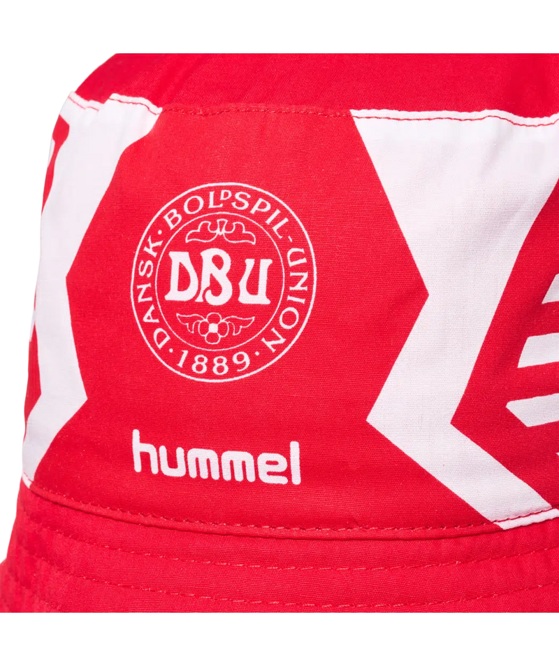 2022 hummel Denmark World Cup DBU Fan 92 Bucket Hat-Soccer Command