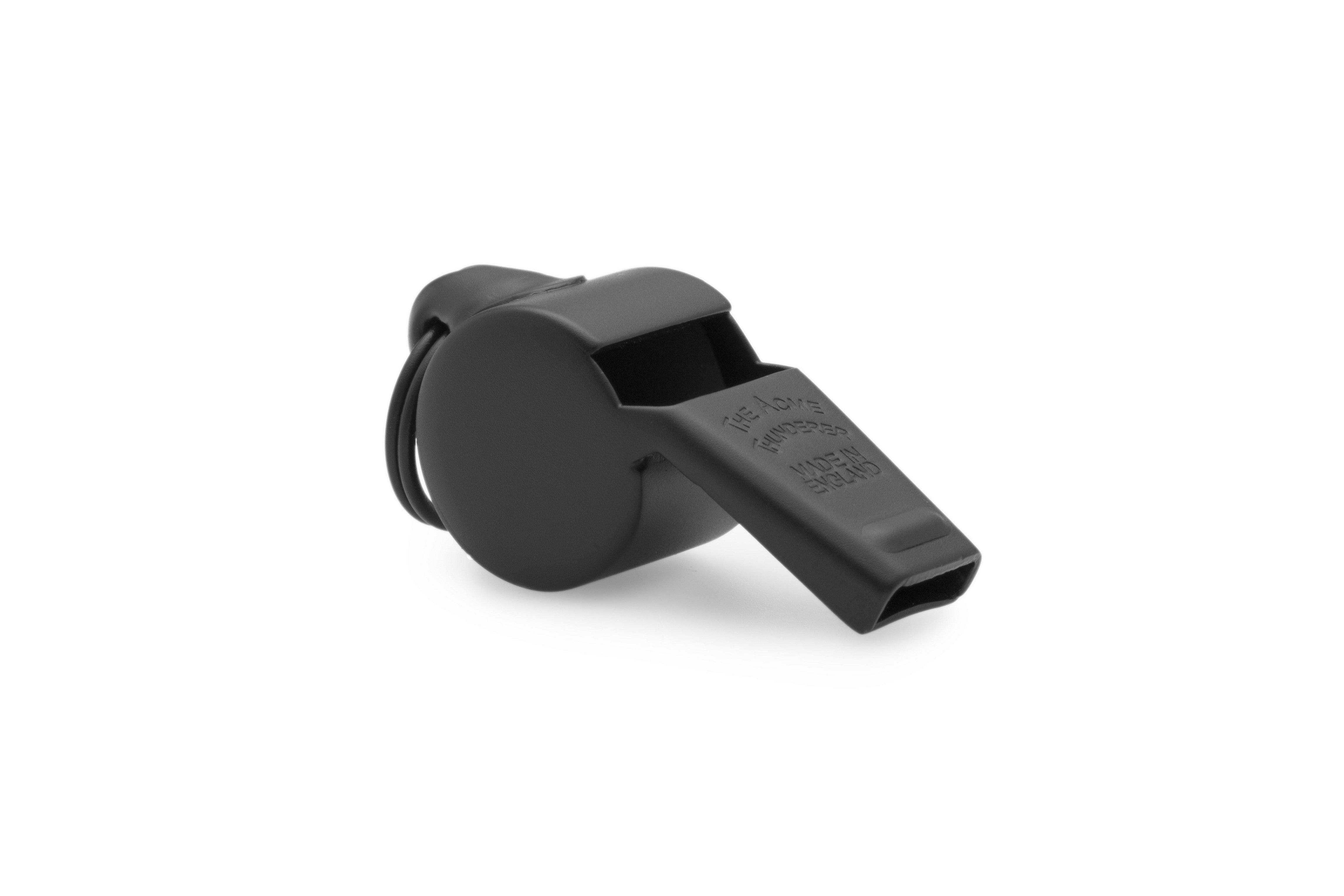 Acme Thunderer 60.5 Matte Black Whistle-Soccer Command