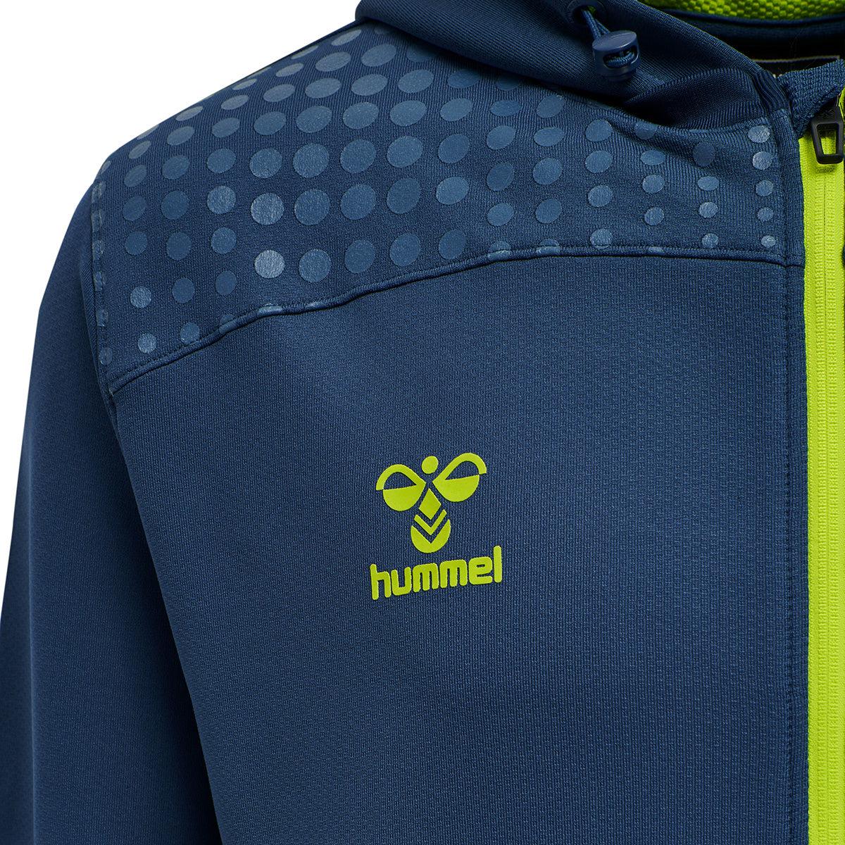 hummel Lead Zip Poly Hoodie-Soccer Command
