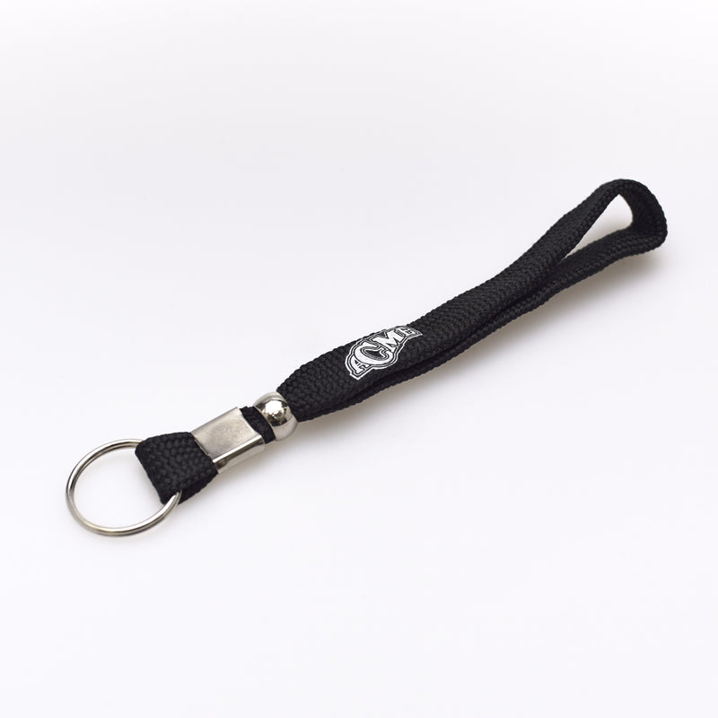 Acme Black Wrist Lanyard-Soccer Command